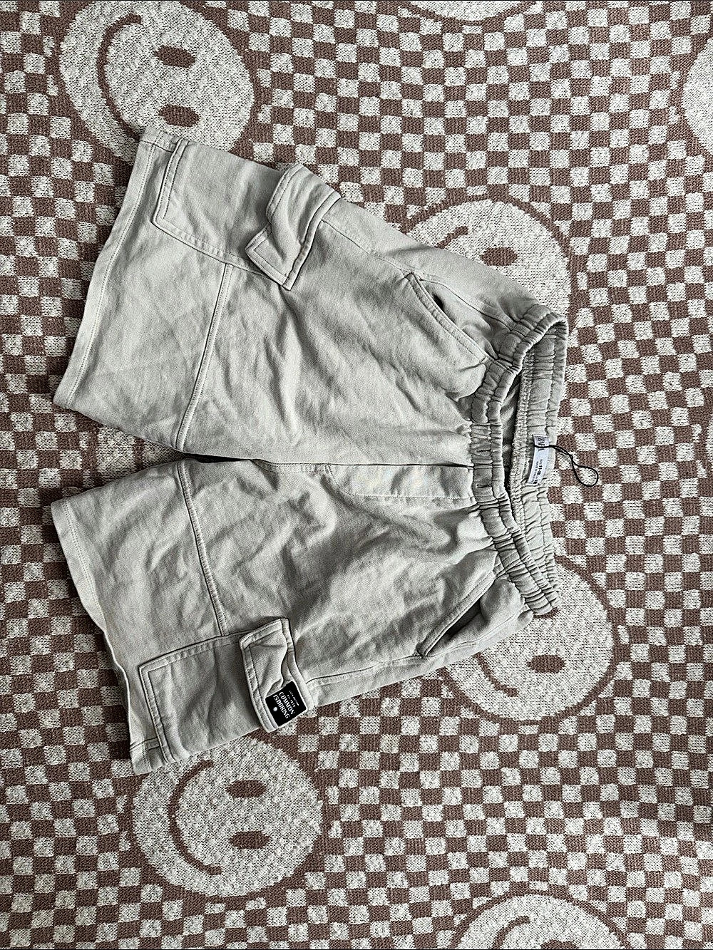 Zara - Boy Cargo Sweat Shorts in Gray Size 11-12